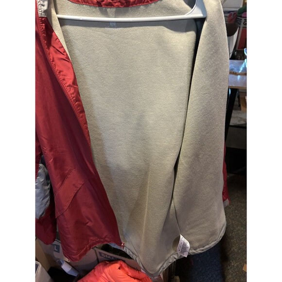 Walt Disney World‎ Parks  M Hooded Windbreaker Rain Jacket Coat RED GRAY 1971 - Picture 8 of 8